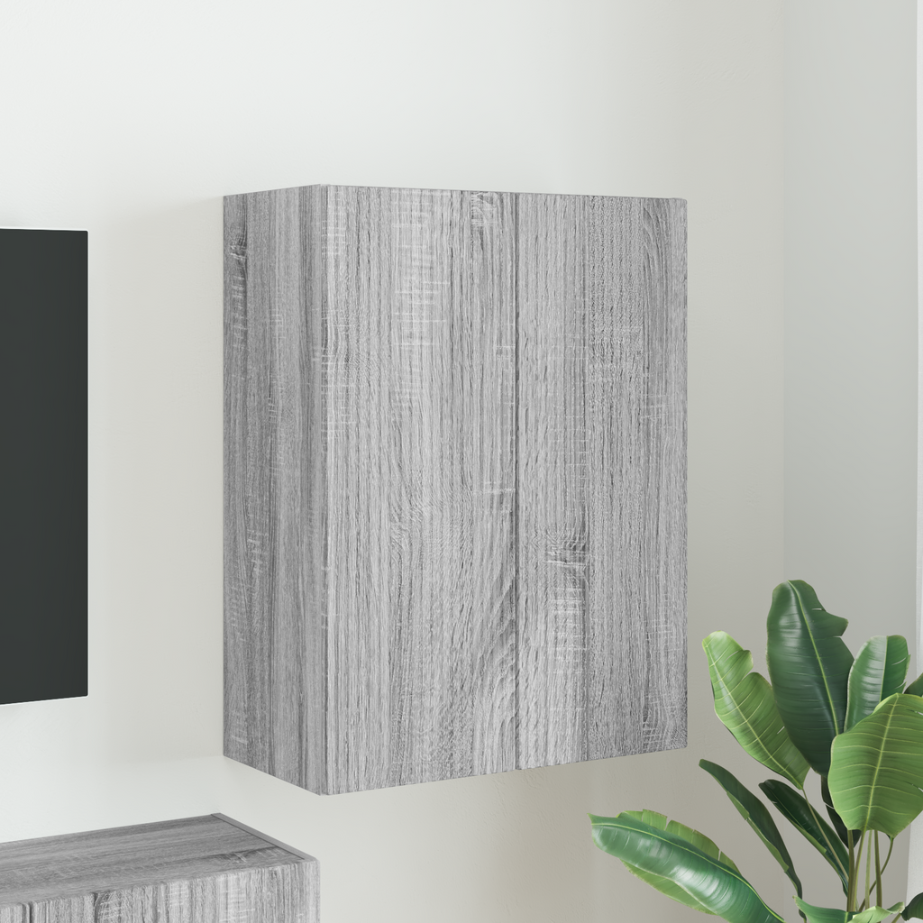 vidaXL Szafka pod telewizor 59,5 x 31 x 80 cm Szary Sonoma