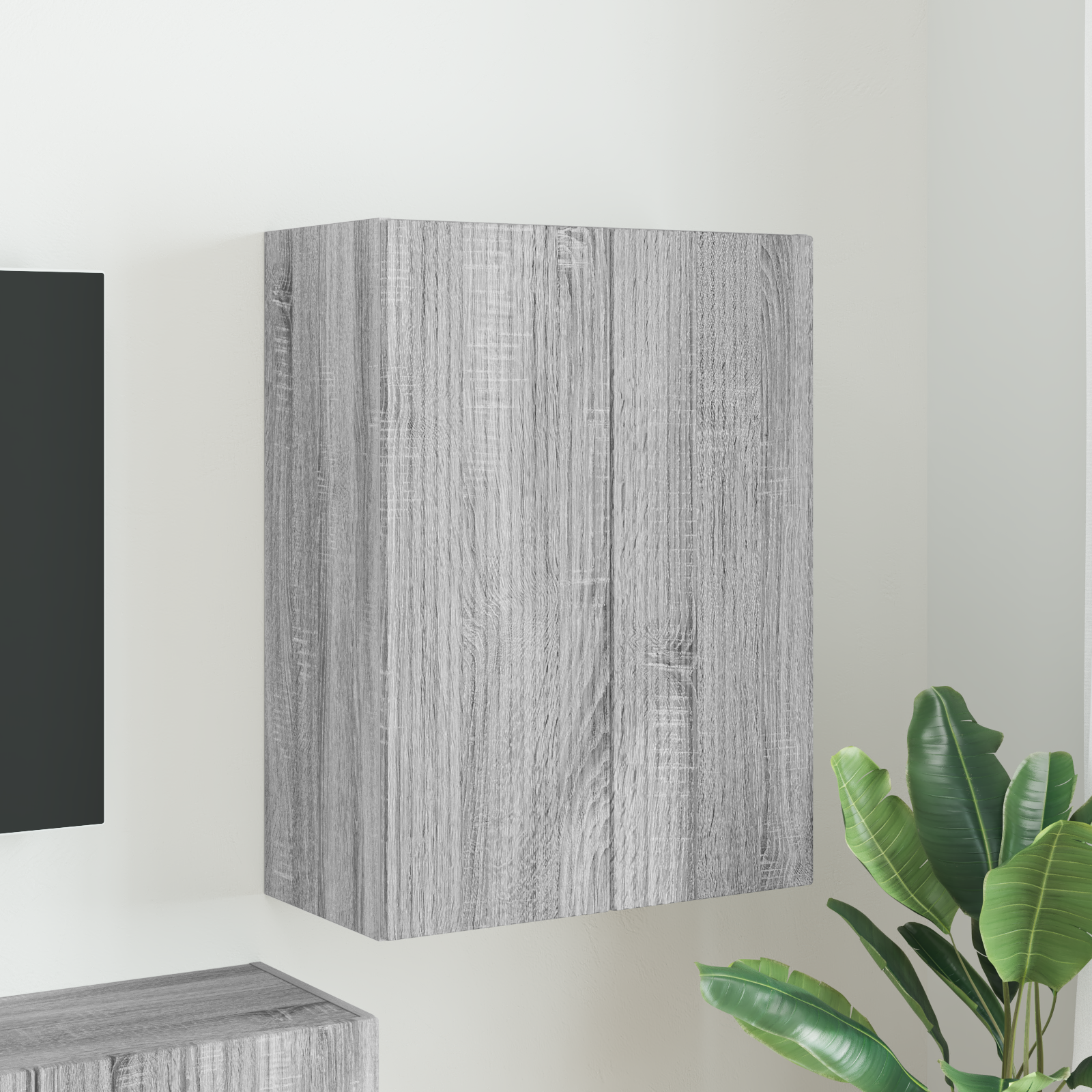 vidaXL Szafka pod telewizor 59,5 x 31 x 80 cm Szary Sonoma