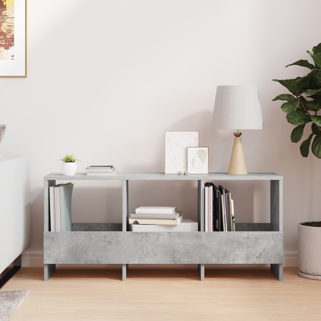 vidaXL Regał na gazety Betonowy szary 102 x 30 x 45 cm
