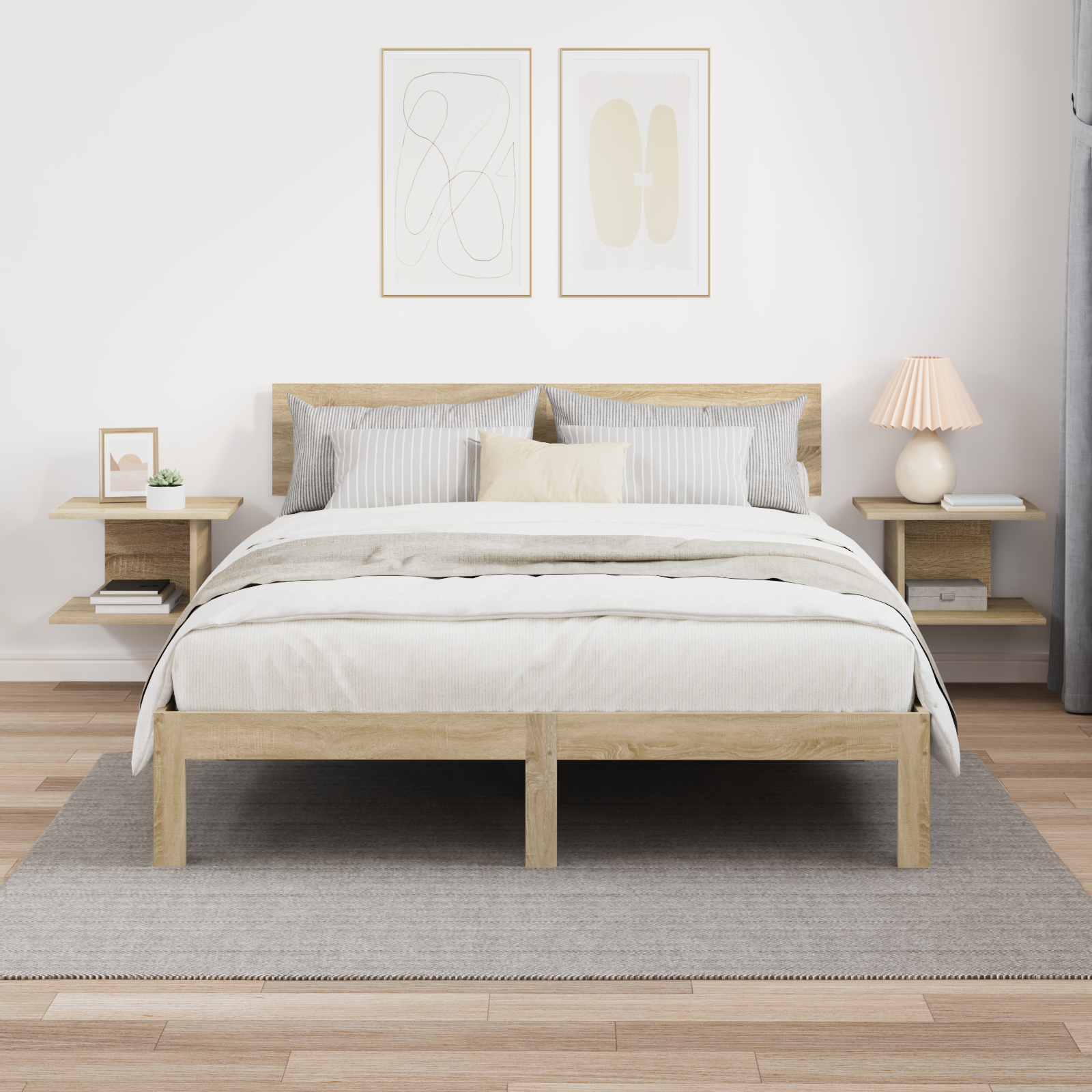 vidaXL Stolik nocny 2 szt. Dąb Sonoma 40 x 30 x 25 cm
