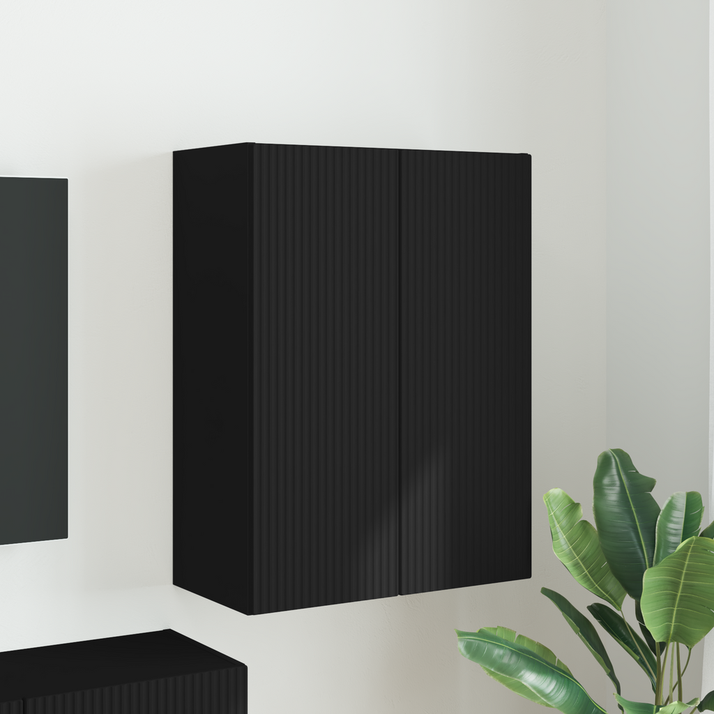 vidaXL Szafka pod telewizor 59,5 x 31 x 80 cm Czarny