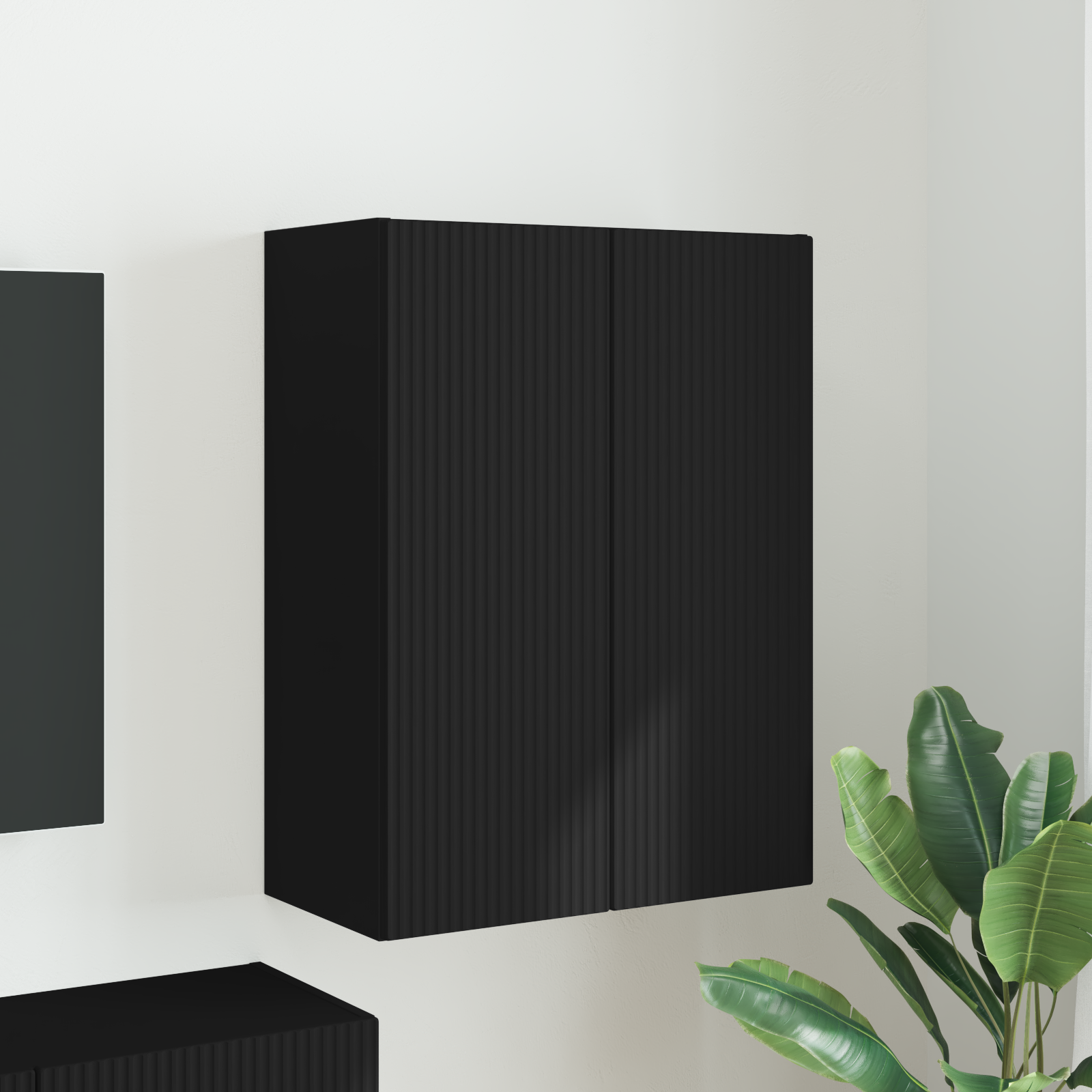 vidaXL Szafka pod telewizor 59,5 x 31 x 80 cm Czarny