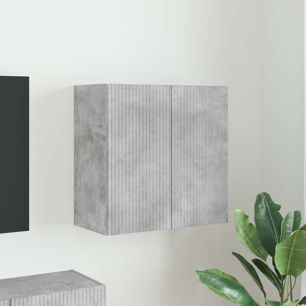 vidaXL Szafka pod telewizor 59,5 x 31 x 60 cm Betonowy szary