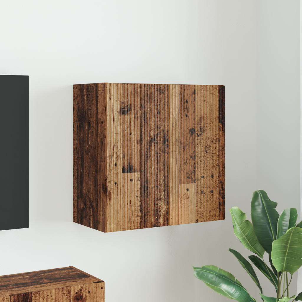 vidaXL Szafka pod telewizor 59,5 x 31 x 60 cm Stare drewno
