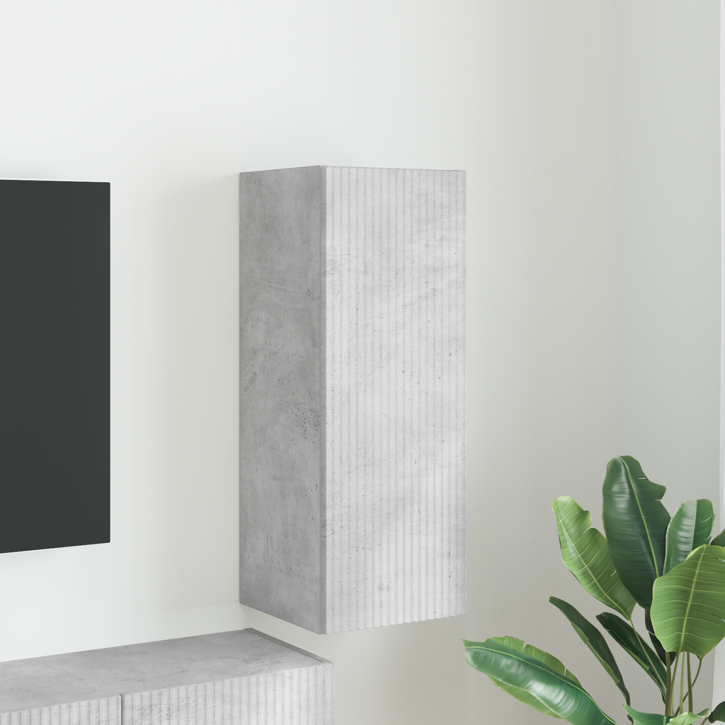 vidaXL Szafka pod telewizor 30 x 31 x 80 cm Betonowy