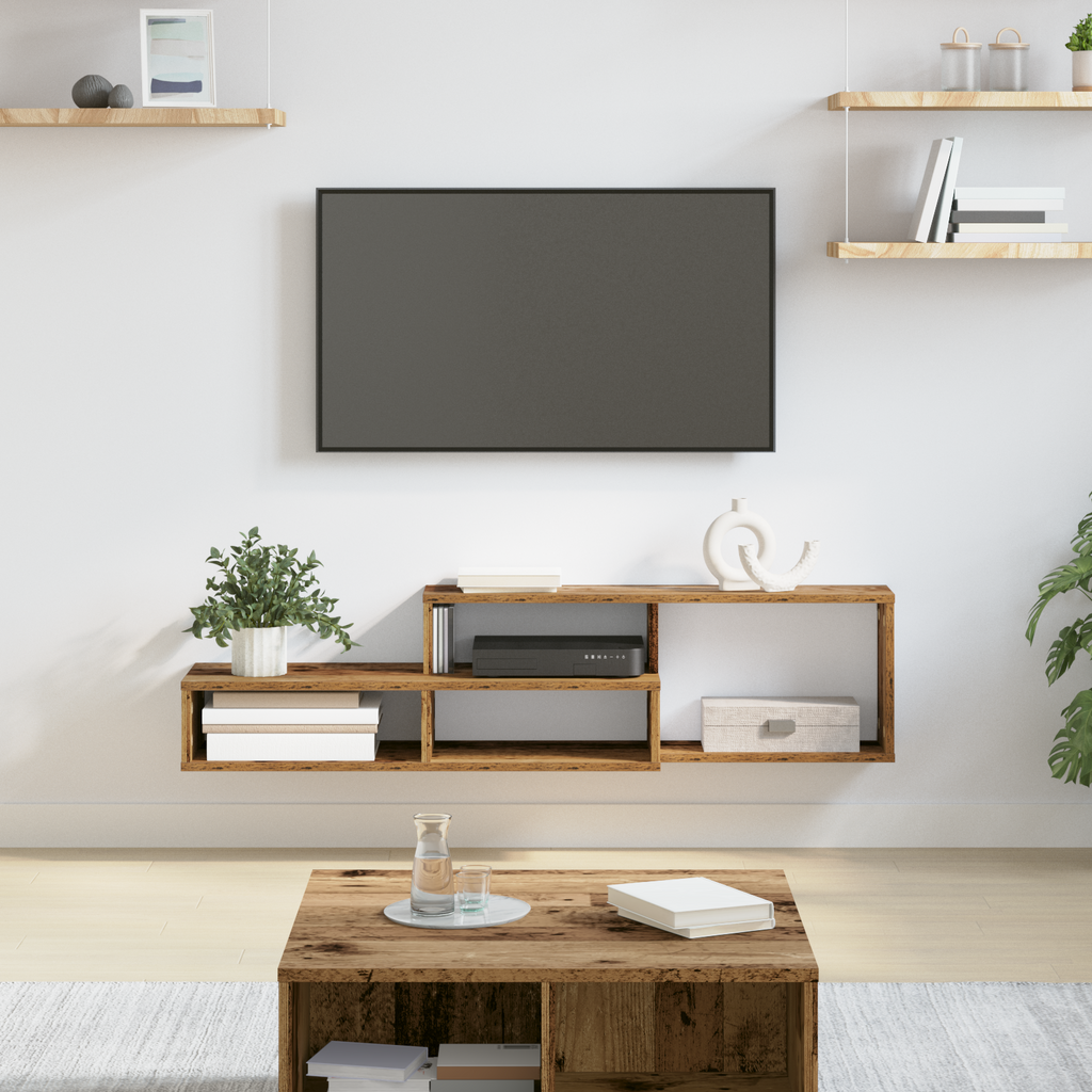 vidaXL Stojaknatelewizornaścianę 120x25x28,5cm Materiał drewnopochodny