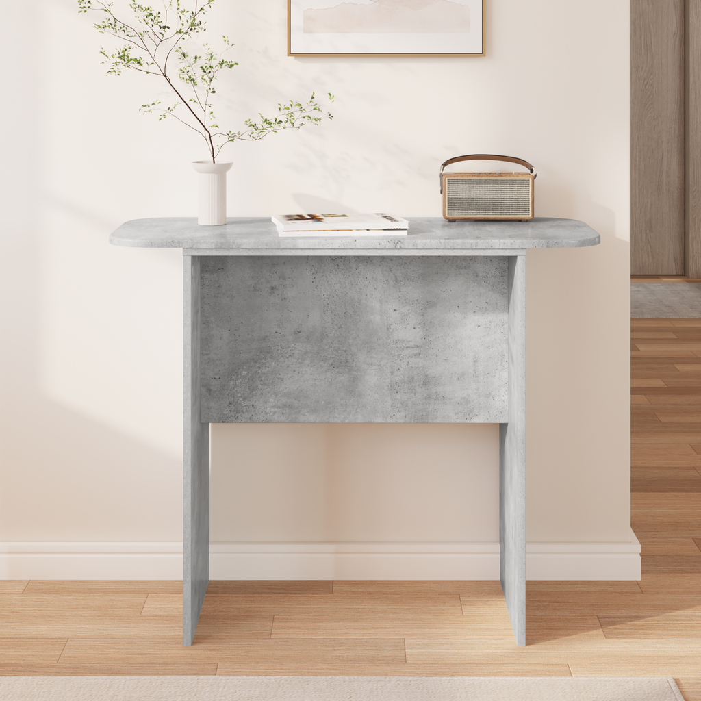 vidaXL Konsola Betonowy szary 93 x 40 x 75 cm Drewno inżynieryjne