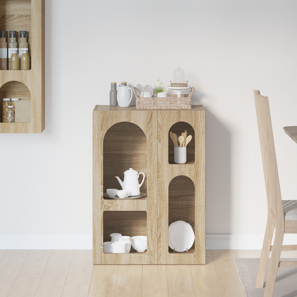 vidaXL Bufet ELST Dąb Sonoma 59 x 35 x 80.5 cm Drewno inżynieryjne