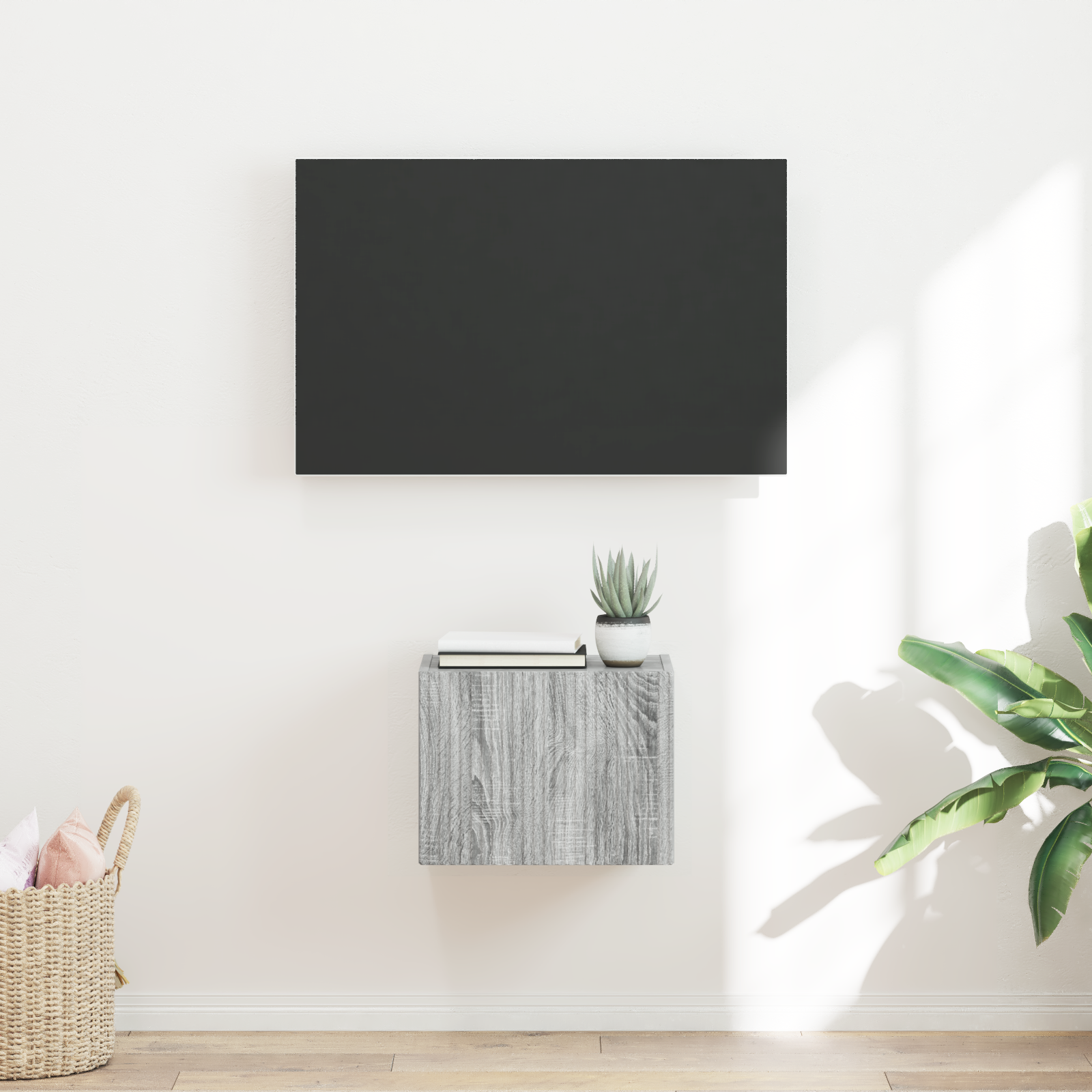 vidaXL Szafka pod telewizor 39 x 31 x 29,5 cm Szary Sonoma