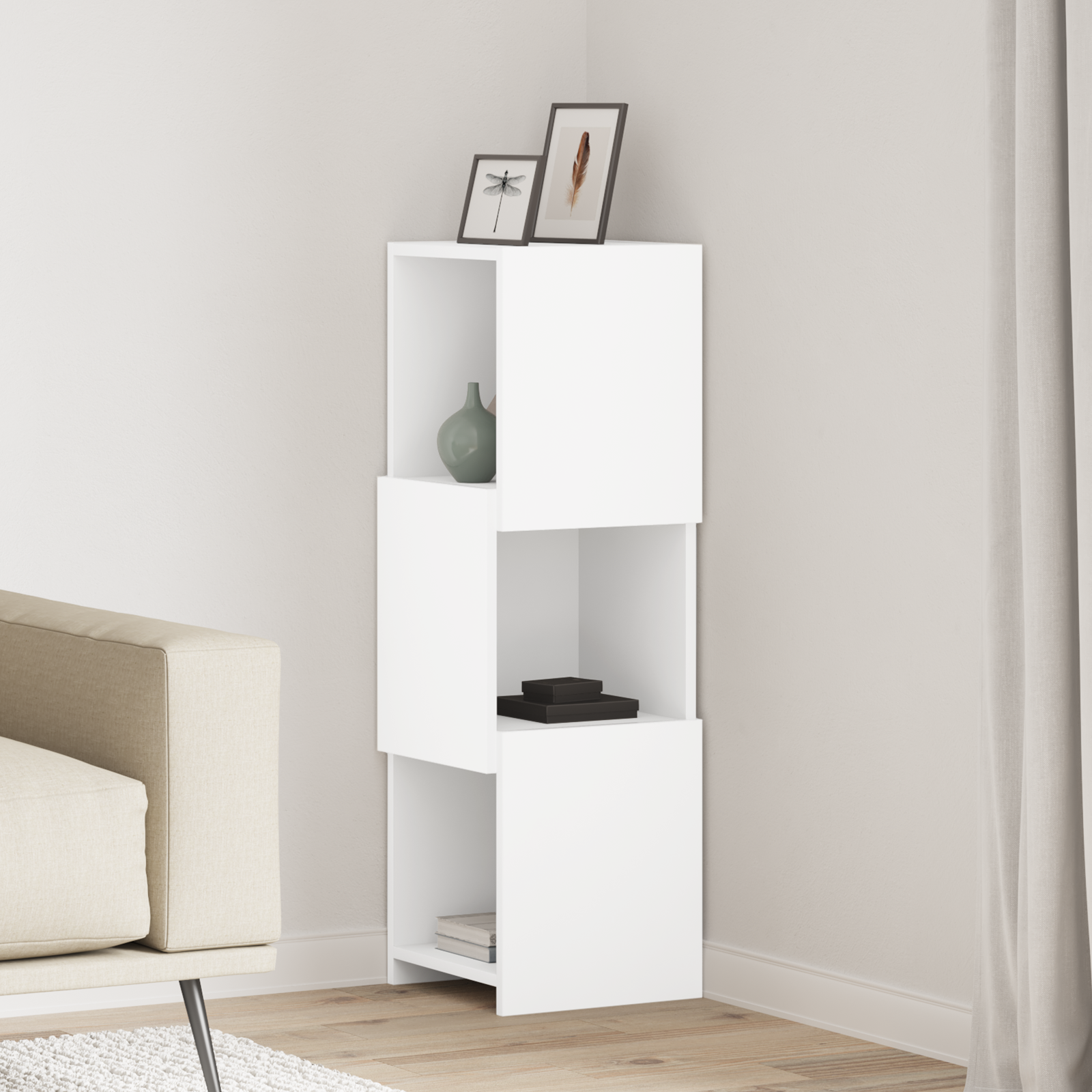 vidaXL Szafka narożna 30,5x30x95cm Drewno inżynieryjne