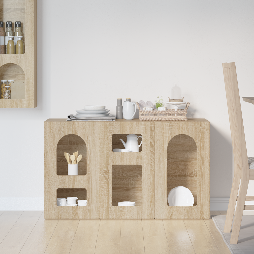 vidaXL Bufet ELST Dąb Sonoma 100 x 35 x 59 cm Drewno inżynieryjne