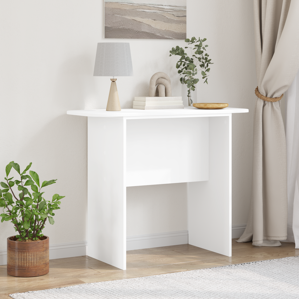 vidaXL Konsola Biały 93 x 40 x 75 cm Drewno inżynieryjne