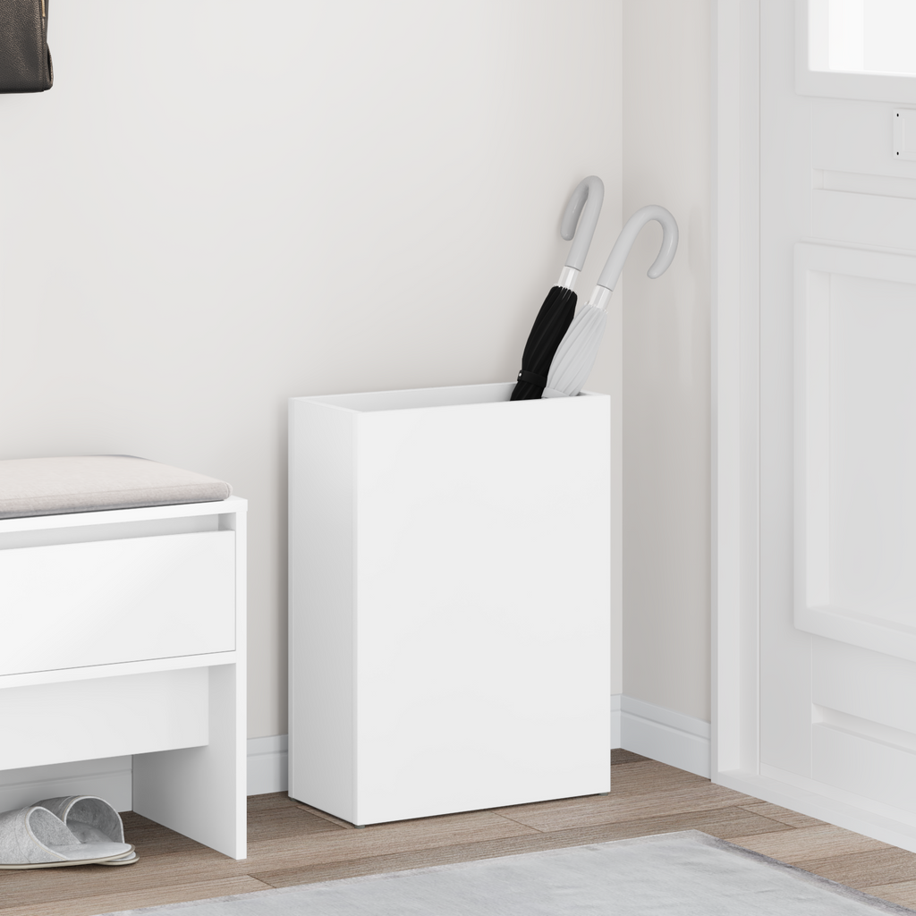 vidaXL Stojak na parasol Biały 40 x 20 x 55,5 cm Drewno inżynieryjne