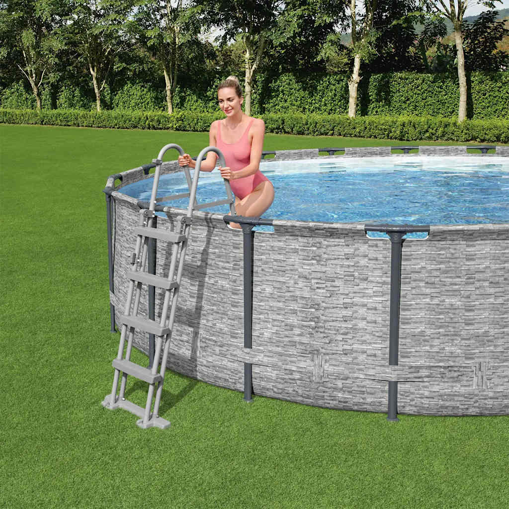 Bestway Basen Power Steel, okrągły, 488x122 cm