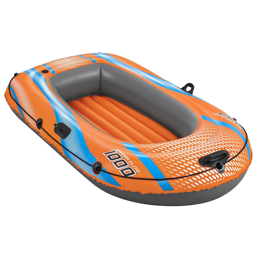 Bestway Pontoon dmuchany pomarańczowy 162 x 96 cm PVC