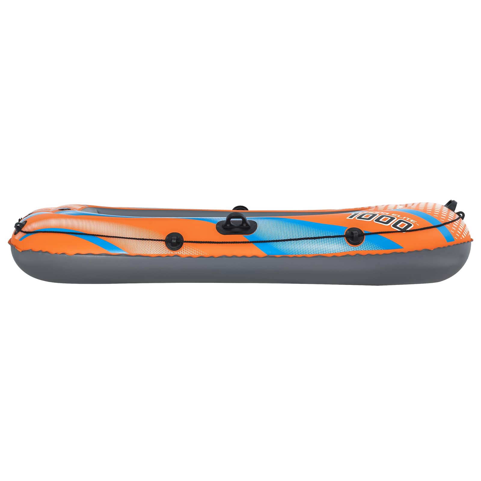 Bestway Pontoon dmuchany pomarańczowy 162 x 96 cm PVC