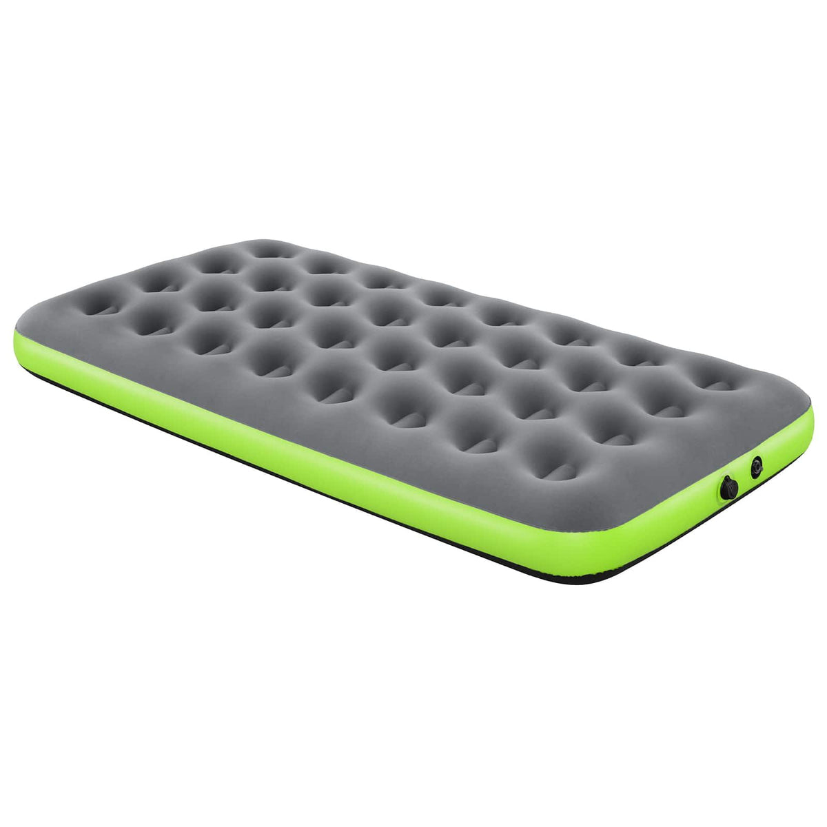 Bestway Materac powietrzny 1-osobowy 188 x 99 x 22 cm Szary i zielony