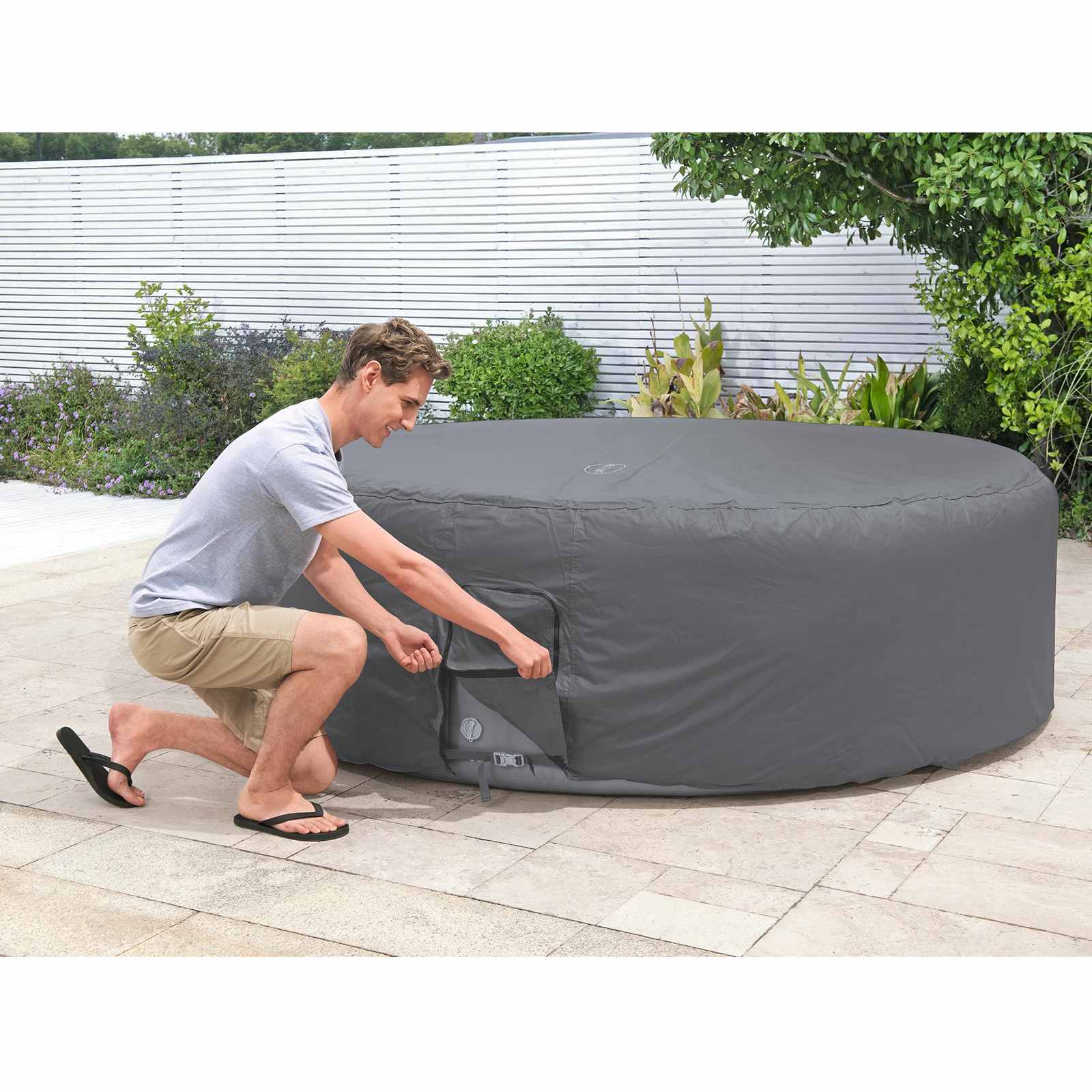Bestway Pokrowiec PVC i POM Szary