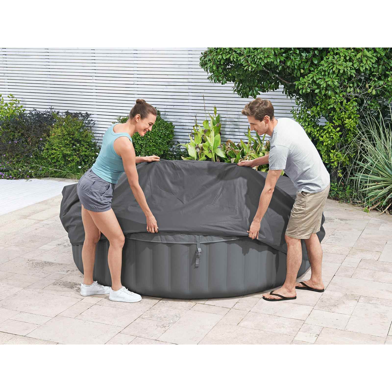 Bestway Pokrowiec PVC i POM Szary