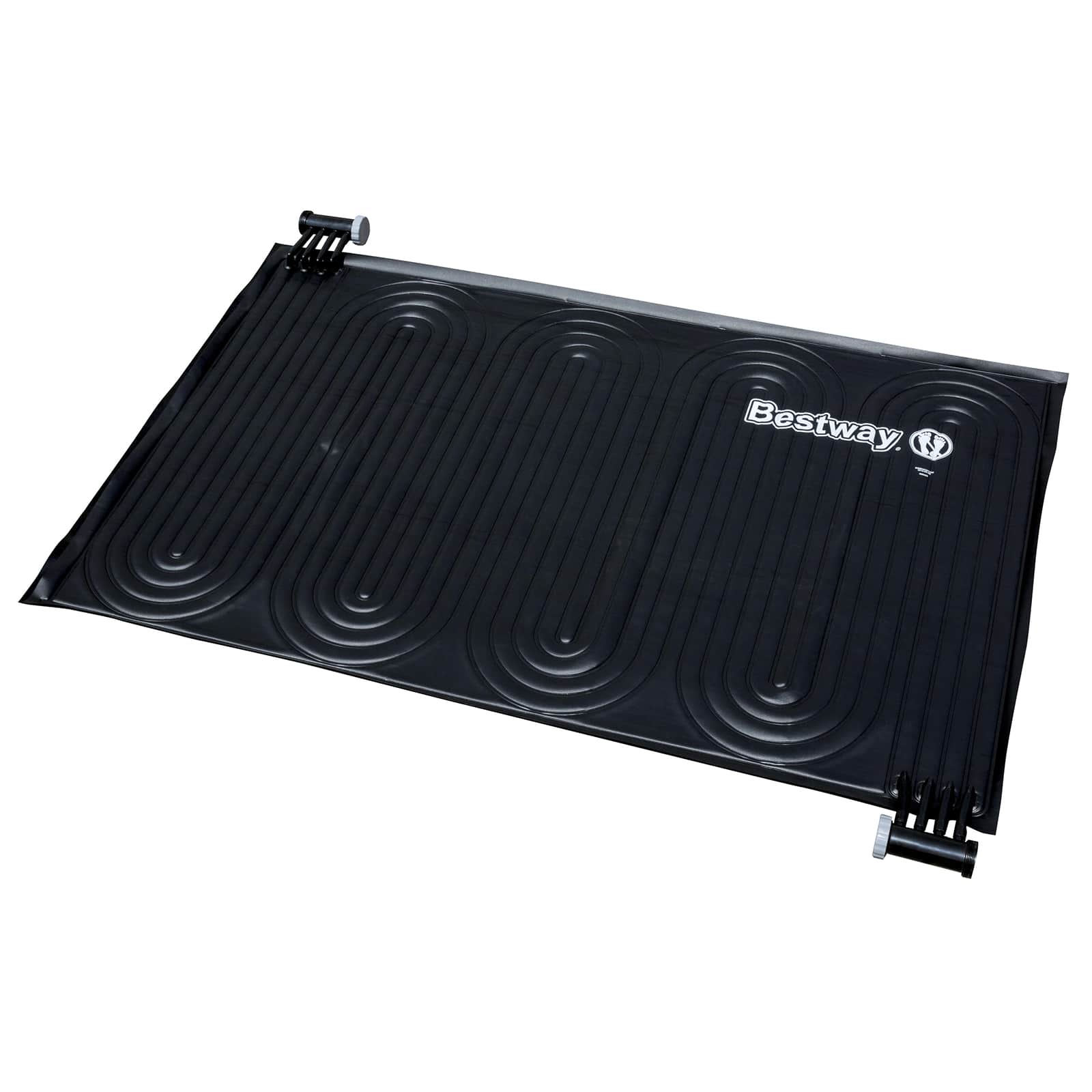 Bestway Słoneczna mata do podgrzewania basenu Czarny 110 x 171 cm PVC