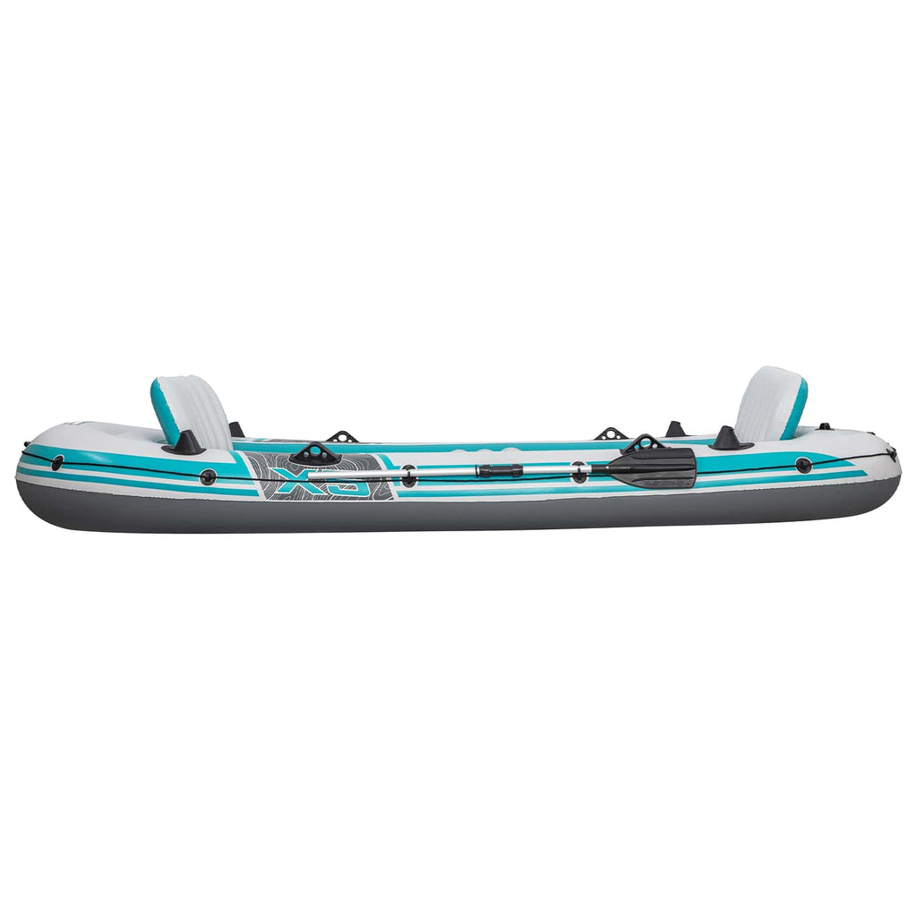 Bestway Pontoon dmuchany Szary i biały 3,64 x 1,66 m PVC