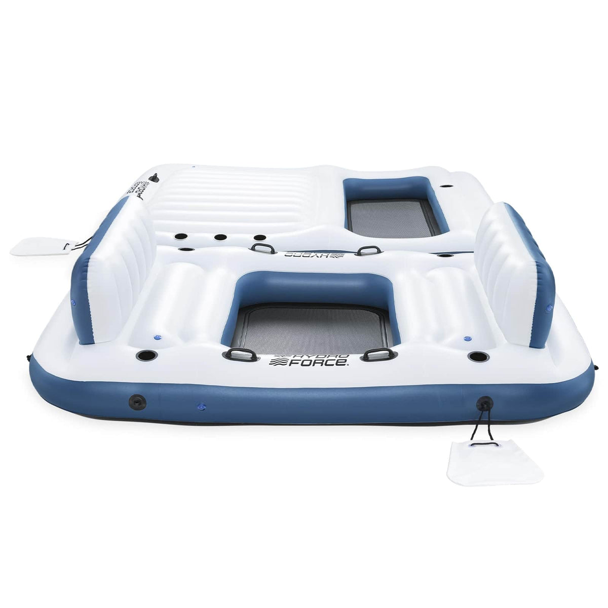 Bestway Pływająca wyspa Hydro-Force 2 szt. PVC Biały i niebieski