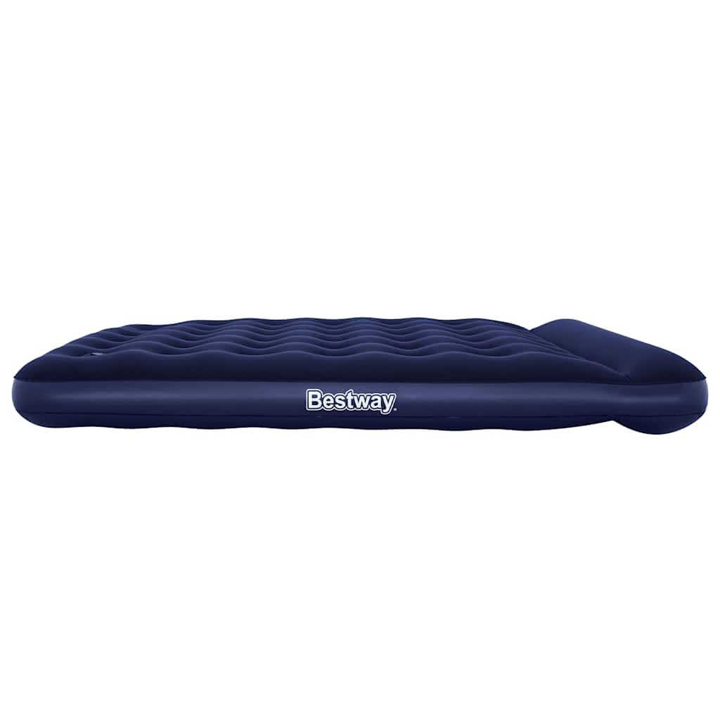 Bestway Nadmuchiwany materac z wbudowaną pompką, 203 x 152 x 28 cm