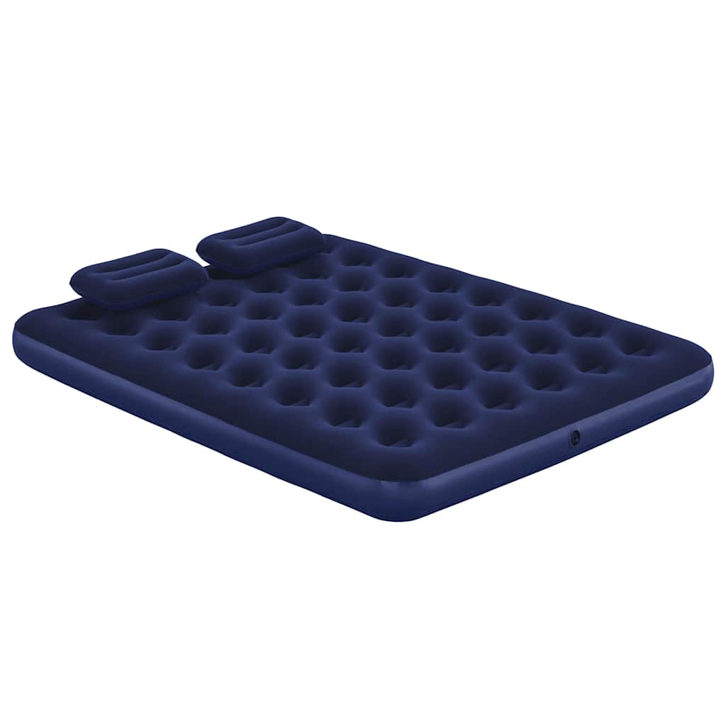 Bestway Materac z poduszkami i pompką, 203 x 152 x 22 cm, 67374