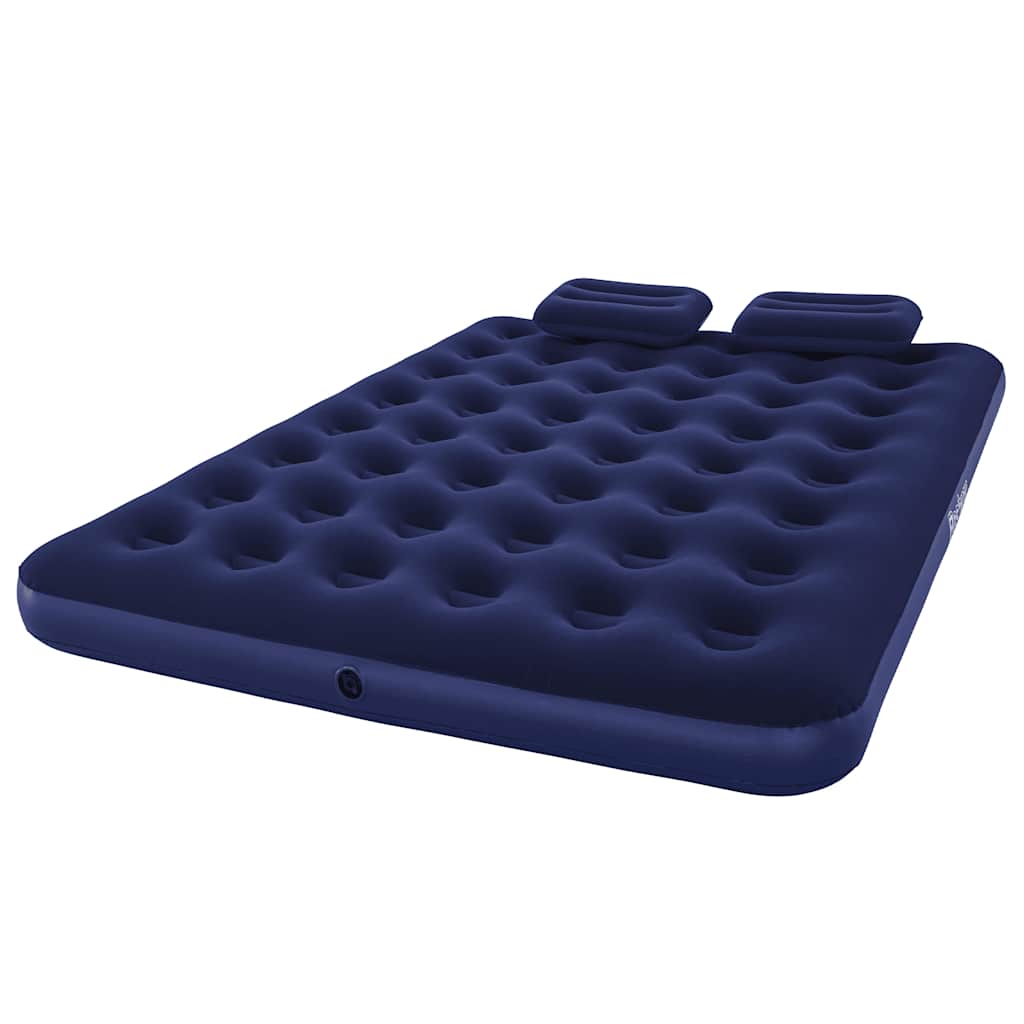 Bestway Materac z poduszkami i pompką, 203 x 152 x 22 cm, 67374
