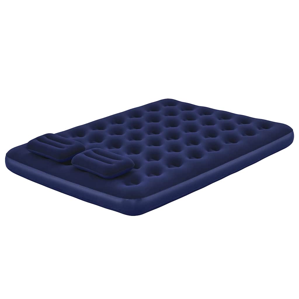 Bestway Materac z poduszkami i pompką, 203 x 152 x 22 cm, 67374