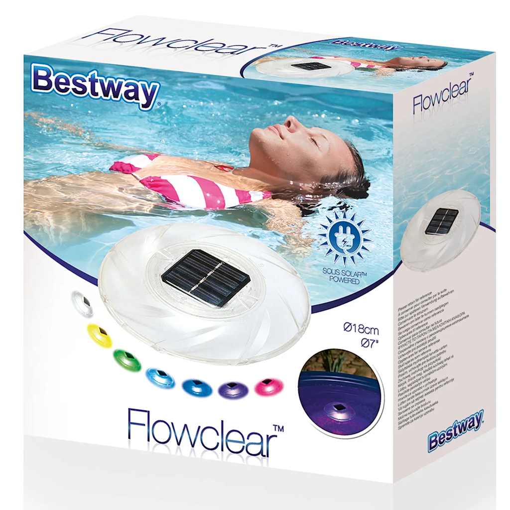 Bestway Pływająca lampa solarna, 58111