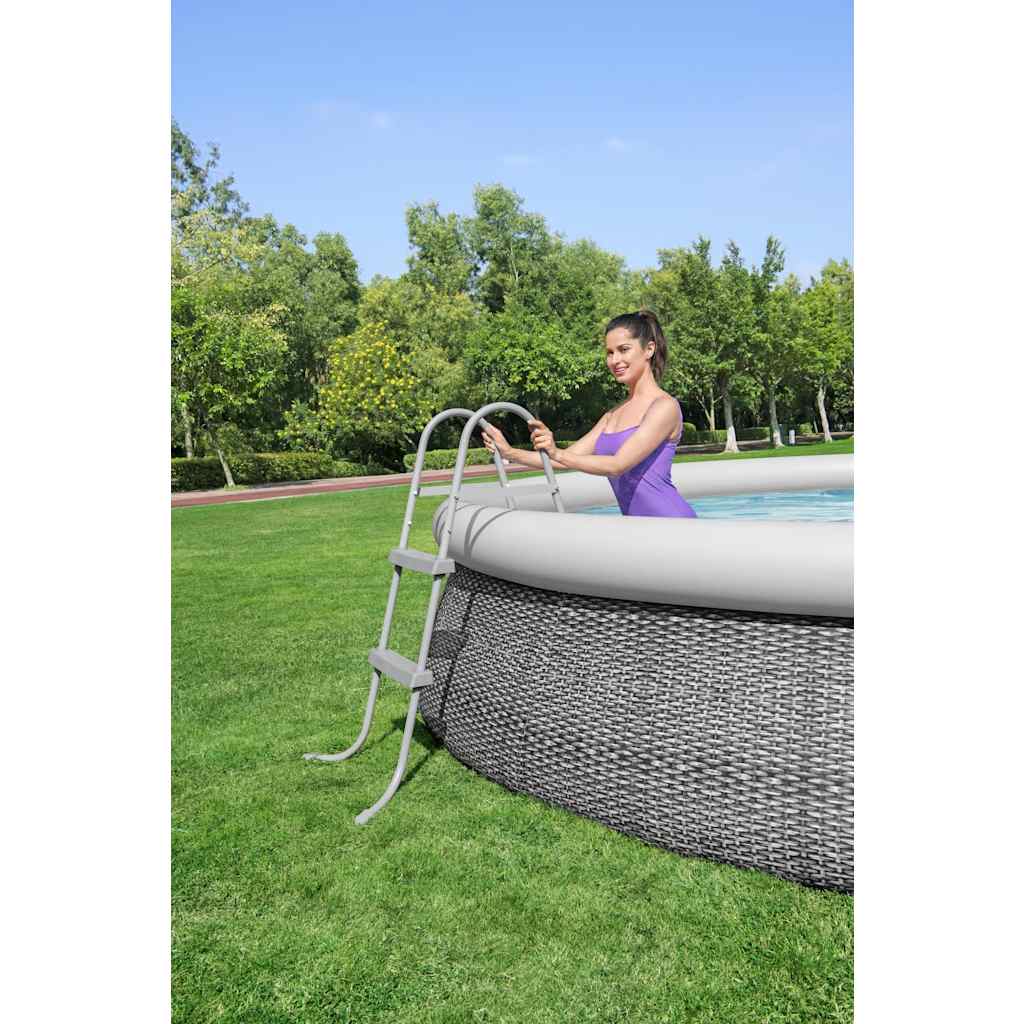 Bestway 2-stopniowa drabinka basenowa Flowclear, 84 cm