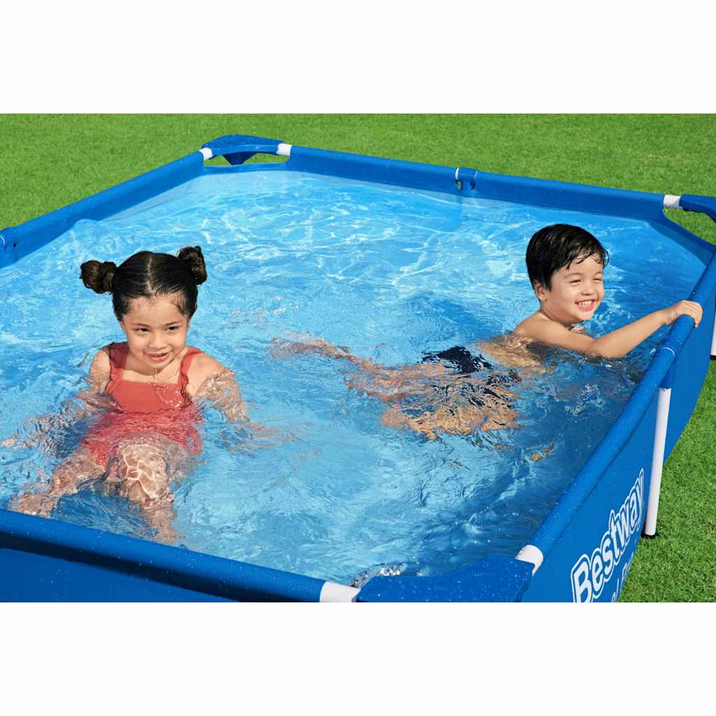Bestway Basen ogrodowy Steel Pro, 221 x 150 x 43 cm