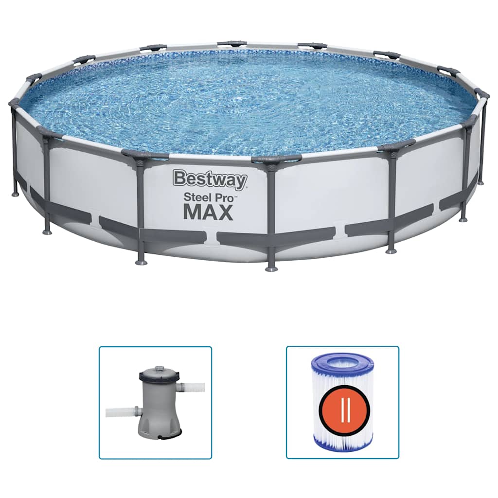 Bestway Basen Steel Pro MAX z akcesoriami, 427x84 cm