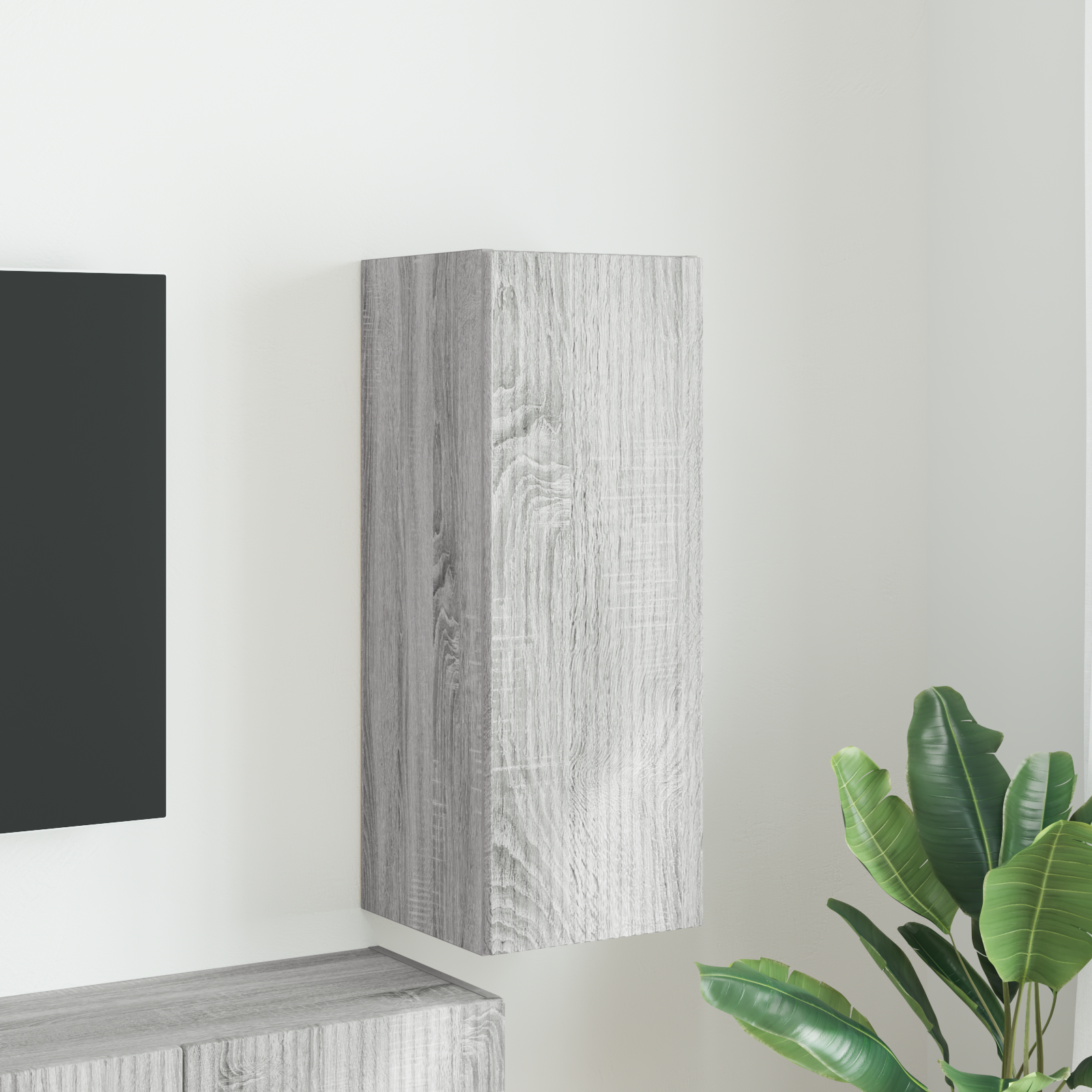 vidaXL Szafka pod telewizor 30 x 31 x 80 cm Szary Sonoma