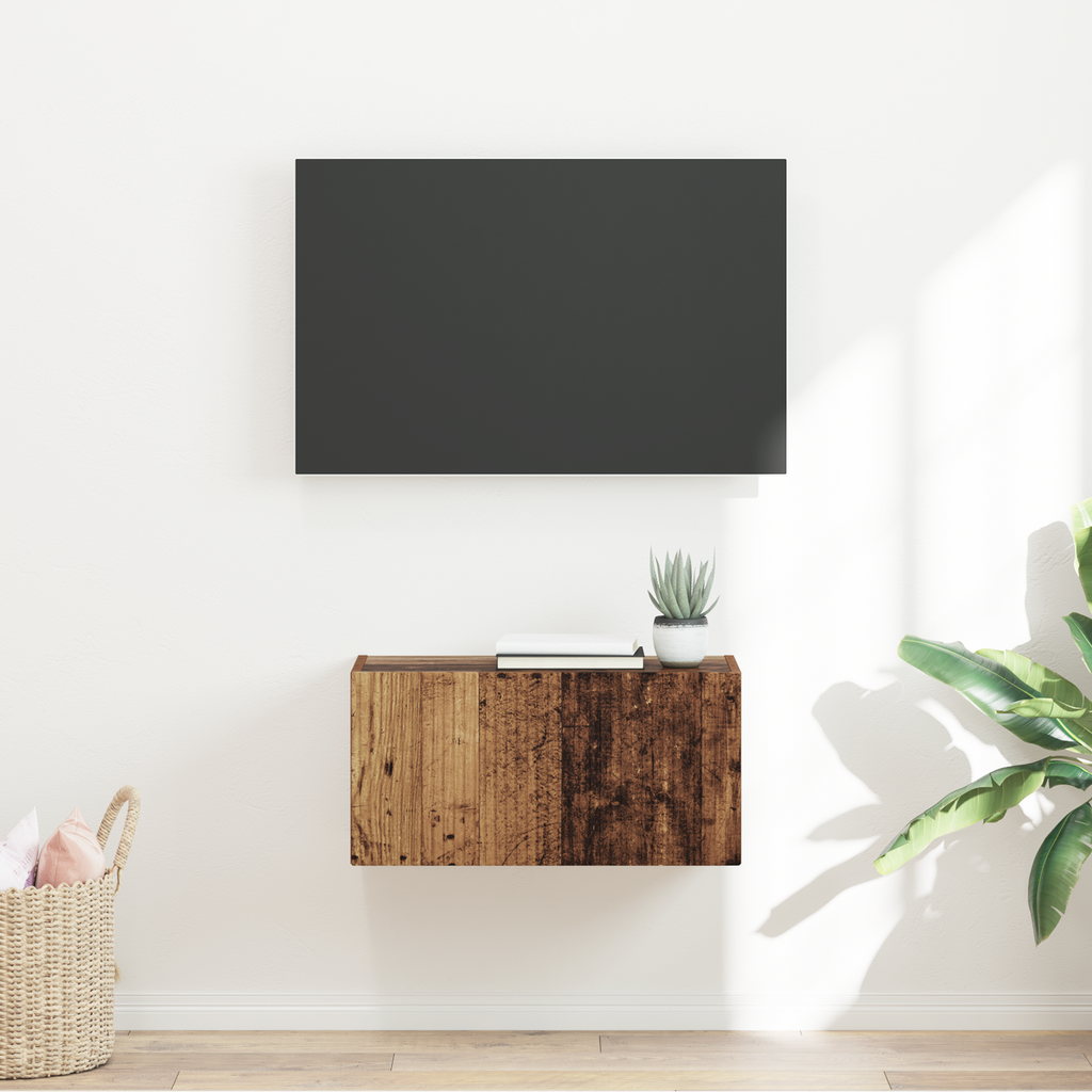 vidaXL Szafka pod telewizor 60 x 31 x 29,5 cm Stare drewno