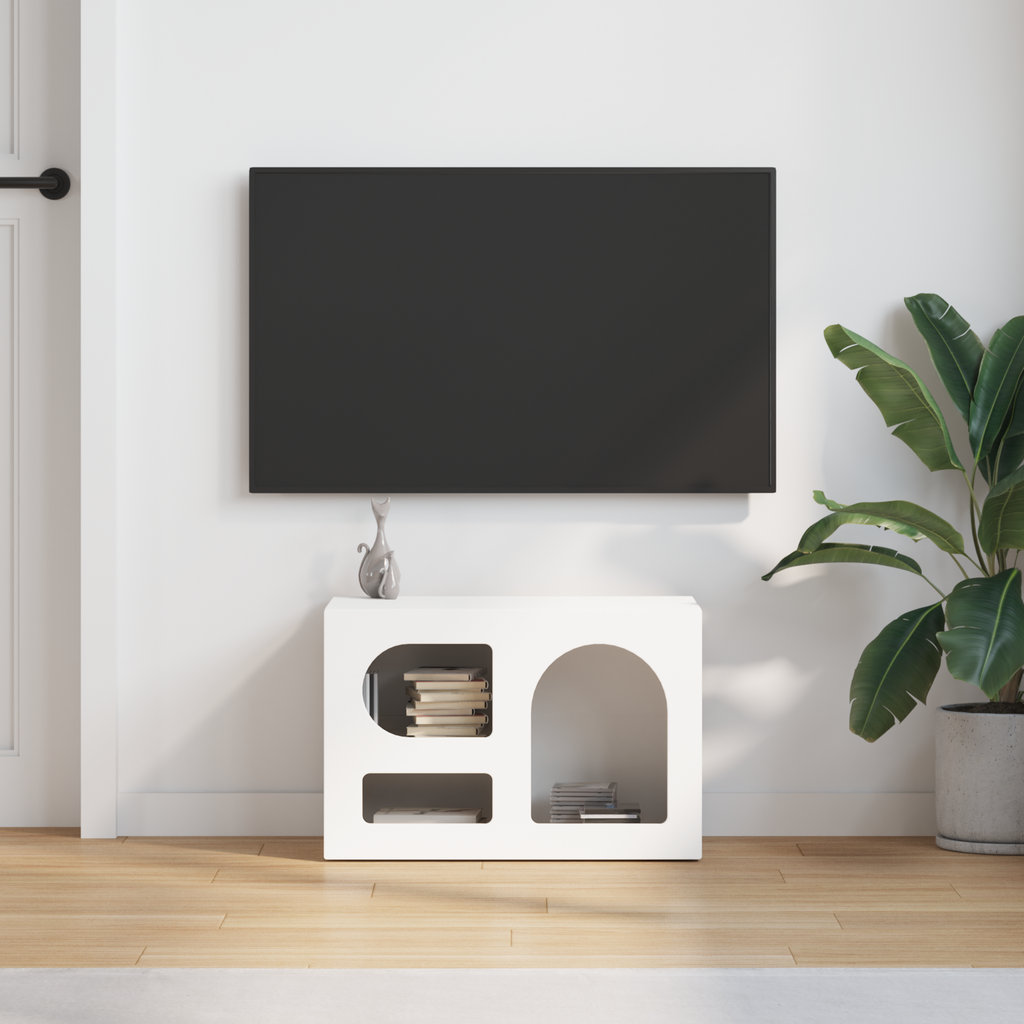 vidaXL Szafka pod telewizor ELST 60 x 35 x 40 cm Biały
