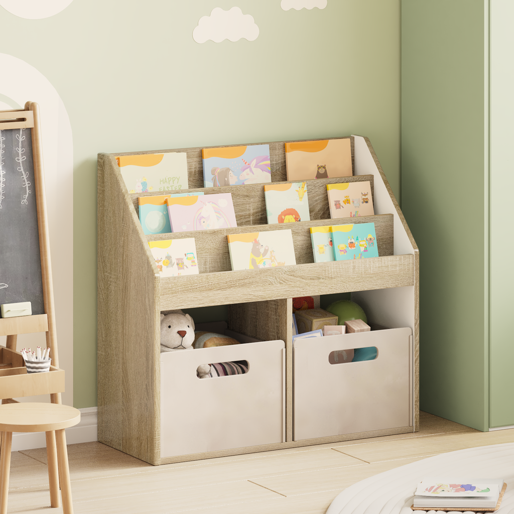 vidaXL Biblioteczka dla dzieci Dąb Sonoma 72,5 x 29,5 x 69 cm