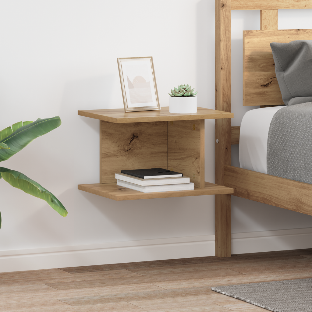 vidaXL Stolik nocny 2 szt. Dąb rzemieślniczy 40 x 30 x 25 cm