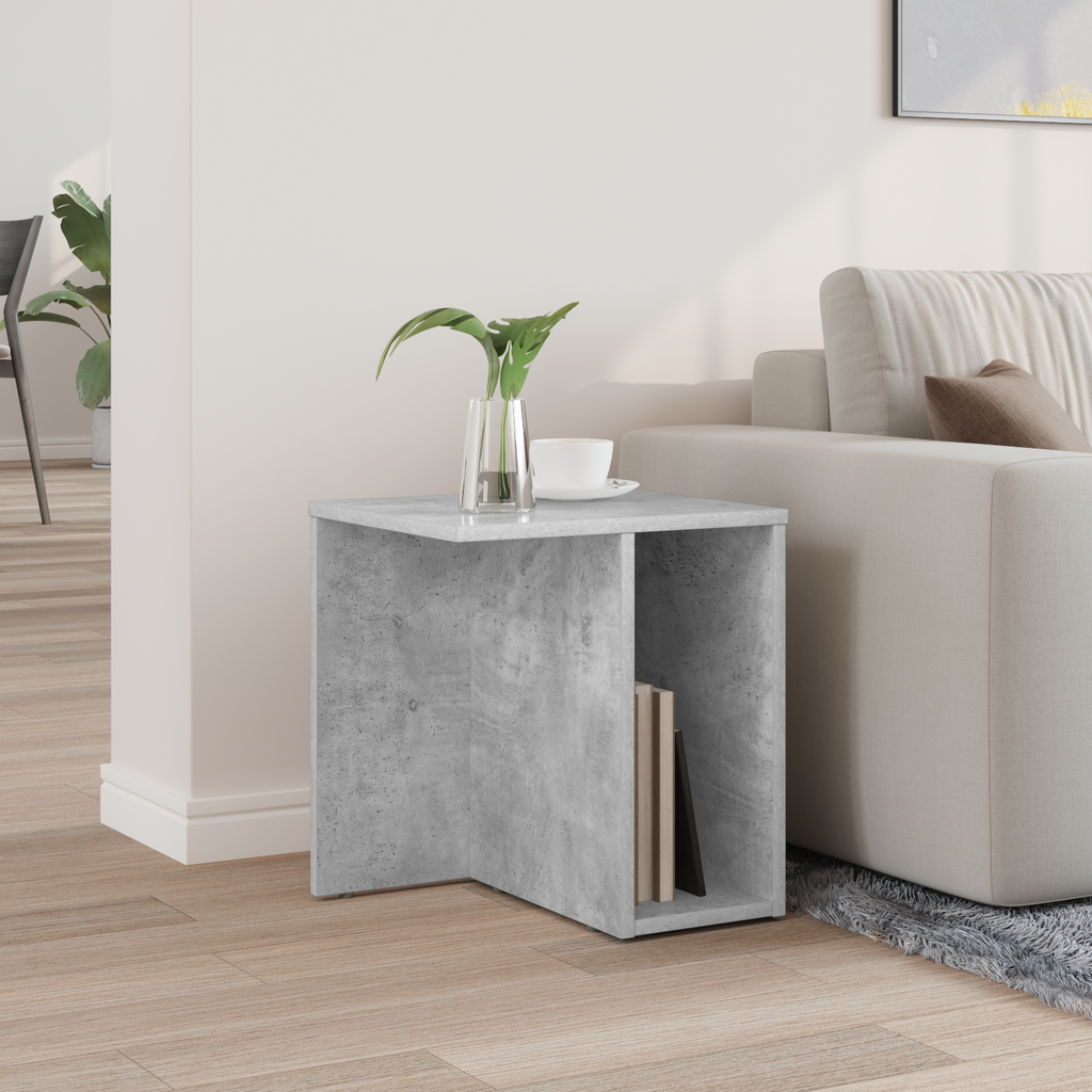 vidaXL Stolik końcowy Betonowy szary 37 x 32 x 40 cm