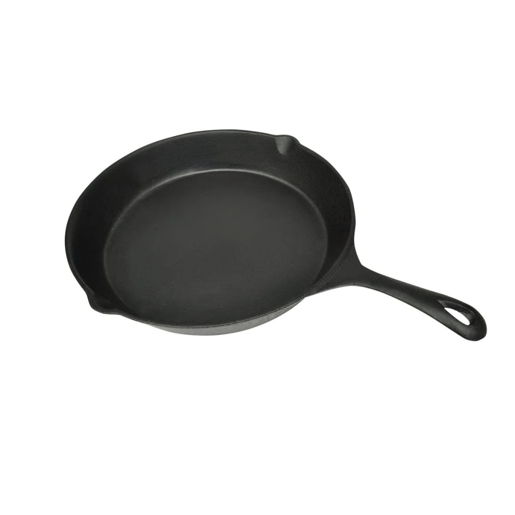 vidaXL Patelnia grillowa, żeliwna, 30 cm, okrągła