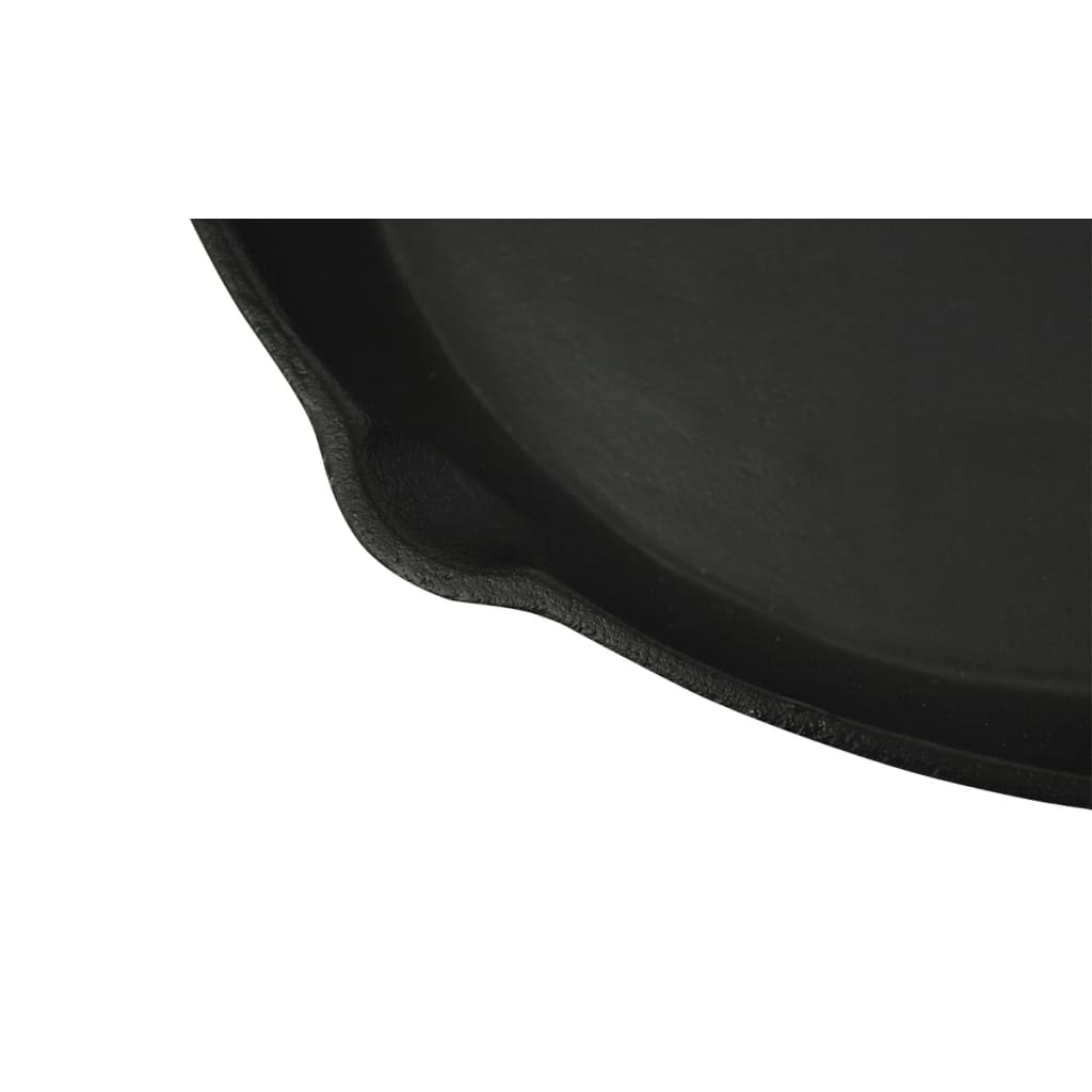 vidaXL Patelnia grillowa, żeliwna, 30 cm, okrągła