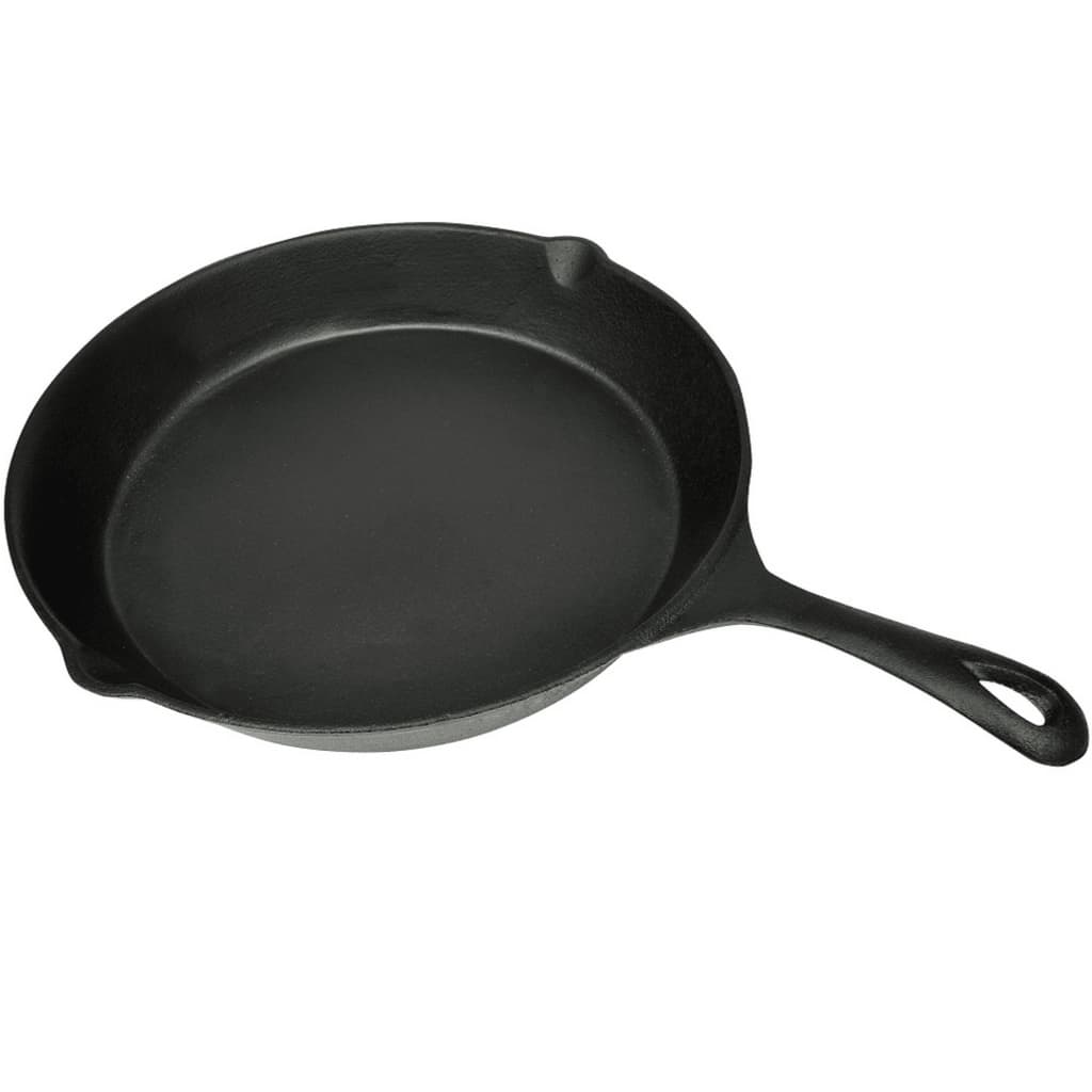 vidaXL Patelnia grillowa, żeliwna, 30 cm, okrągła