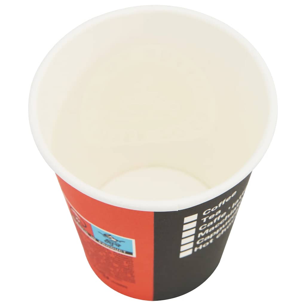 vidaXL Kubki jednorazowe, papierowe, na kawę 1000 szt., 240 ml (8 oz)