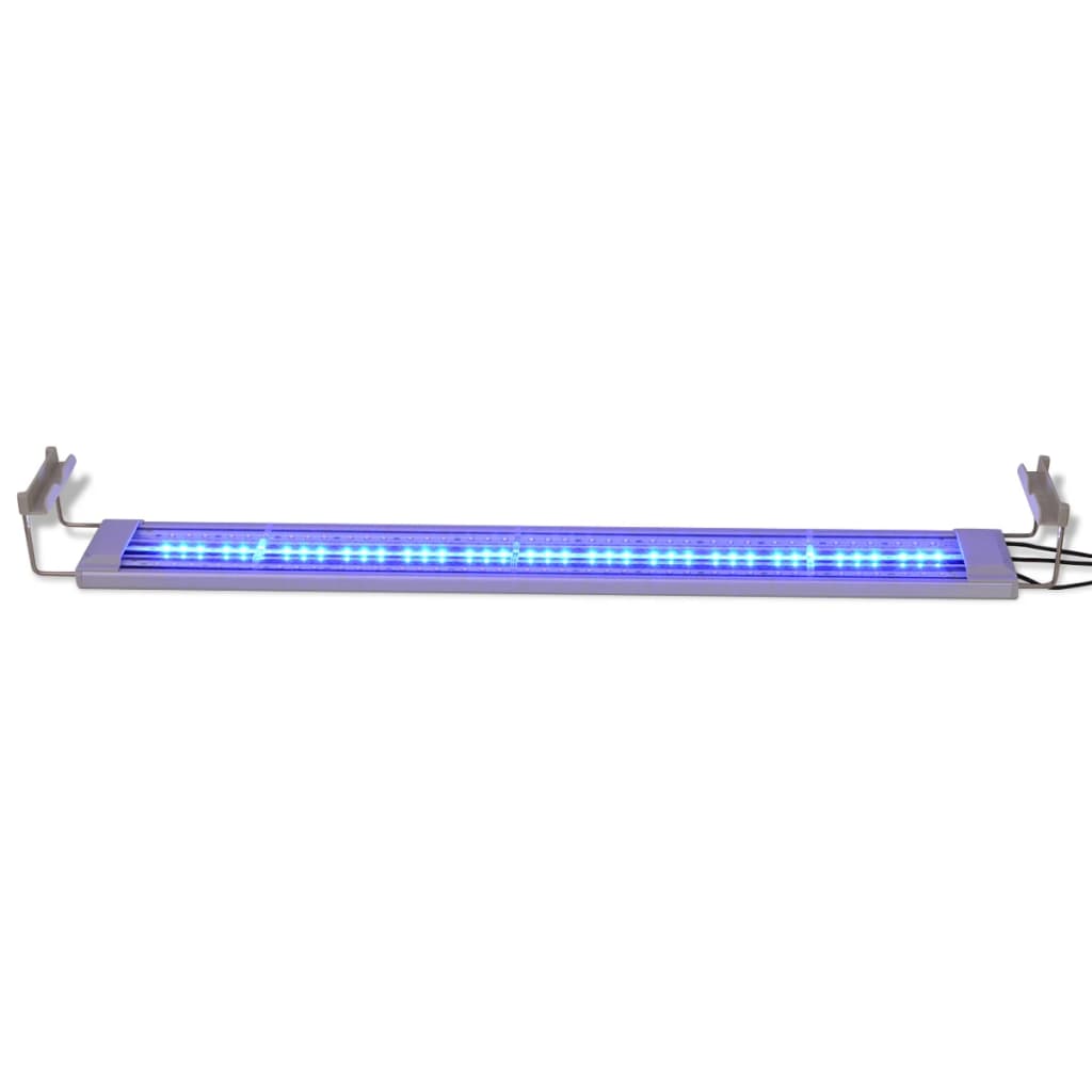 vidaXL Lampa LED do akwarium, IP67, aluminiowa, 80-90 cm