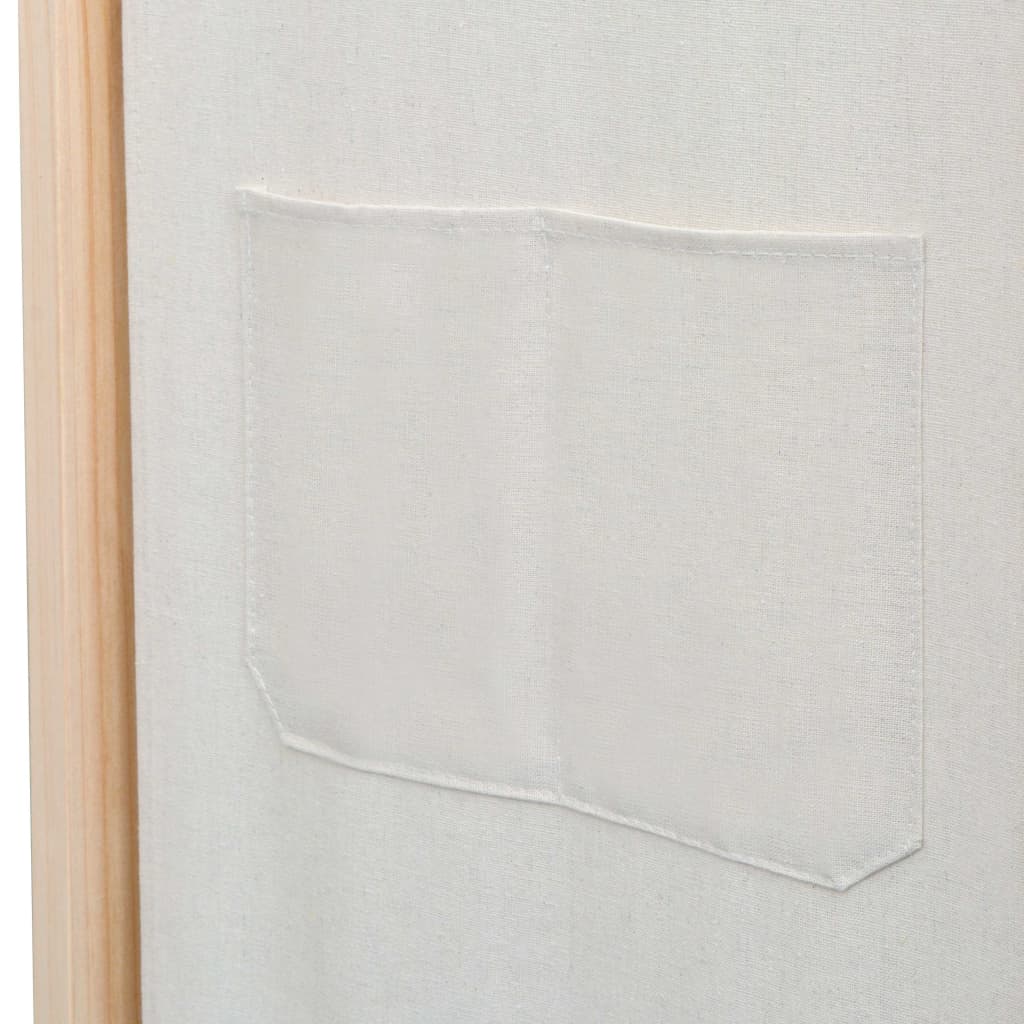 vidaXL Parawan 3-panelowy, szary, 120x170x4 cm, tkanina