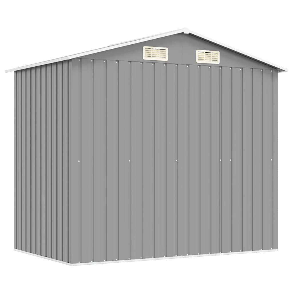 vidaXL Szopa ogrodowa, metalowa, 204x132x186 cm