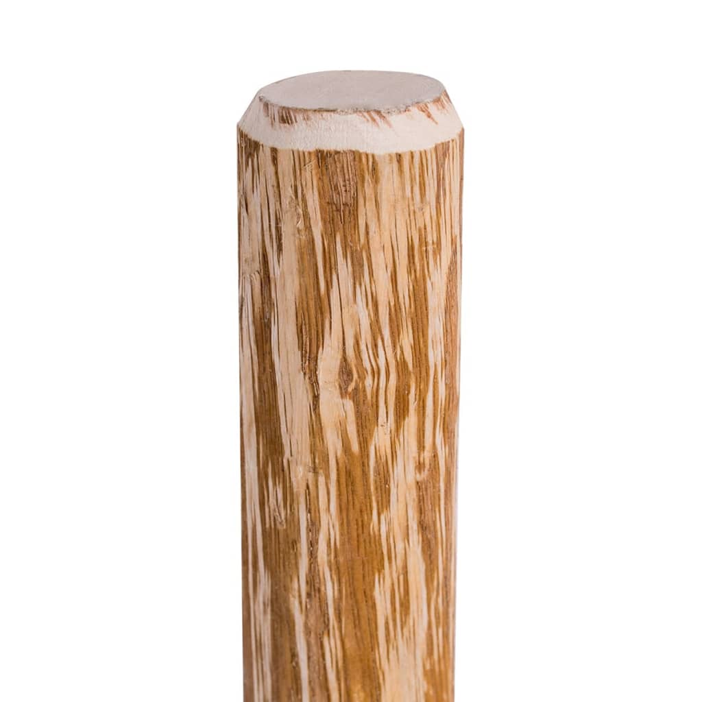 vidaXL Słupki ogrodzeniowe, szpiczaste, 4 szt., leszczyna, 120 cm