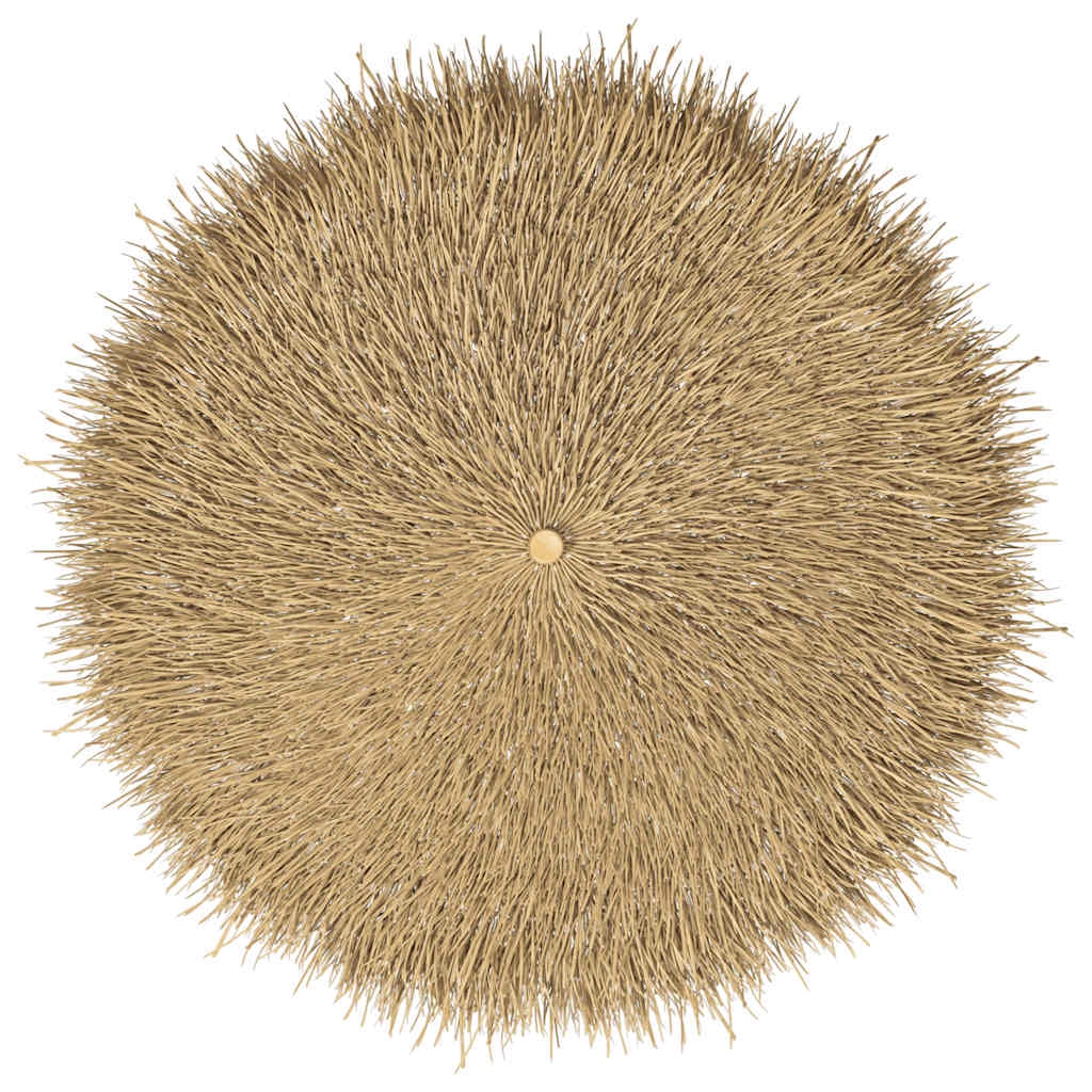 vidaXL Parasol bambusowy z pokryciem z liści bananowca, 210 cm