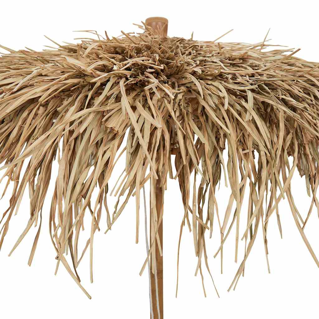 vidaXL Parasol bambusowy z pokryciem z liści bananowca, 210 cm